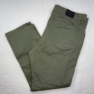 Brooks Brothers Jeans Mens 38x30 Green Straight Leg Denim Pants